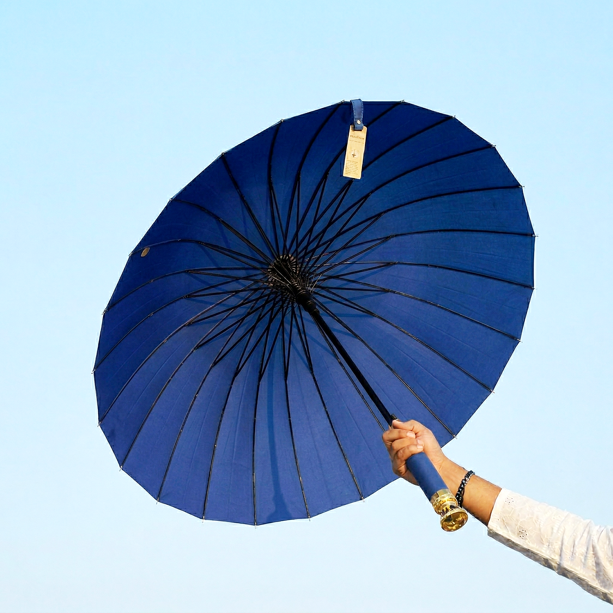 ২৪ শিকের প্রিমিয়াম ছাতা Blue Color