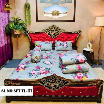 MBarii Luxury Twill Cotton Comforter Set | লেপ-কম্বলের ঝামেলা ছাড়াই উষ্ণ আরামের নিশ্চয়তা ❄️🛏️
