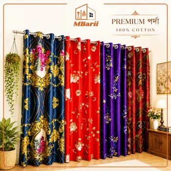 ২পিসের Twill Porda Collection | প্রিমিয়াম টুইল কাপড়ের পর্দা ✨ ঘরকে দিন এলিগেন্ট ও রয়্যাল লুক