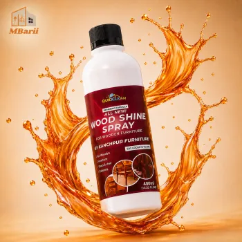 Wood Shine Polish 400ml | পুরোনো কাঠে ফিরিয়ে আনুন নতুনের মতো উজ্জ্বলতা | দীর্ঘস্থায়ী প্রিমিয়াম শাইন ✨